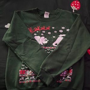 Cute Dinosaur Christmas pjs, size S